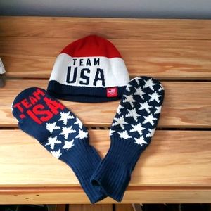 Team USA hat and gloves